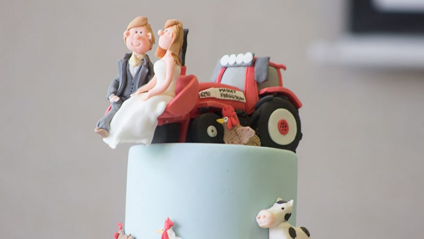Farming/Tractor themed Wedding Cakes Northern Ireland