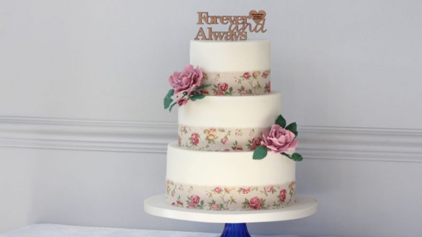 Three Tier Wedding Cake Belfast