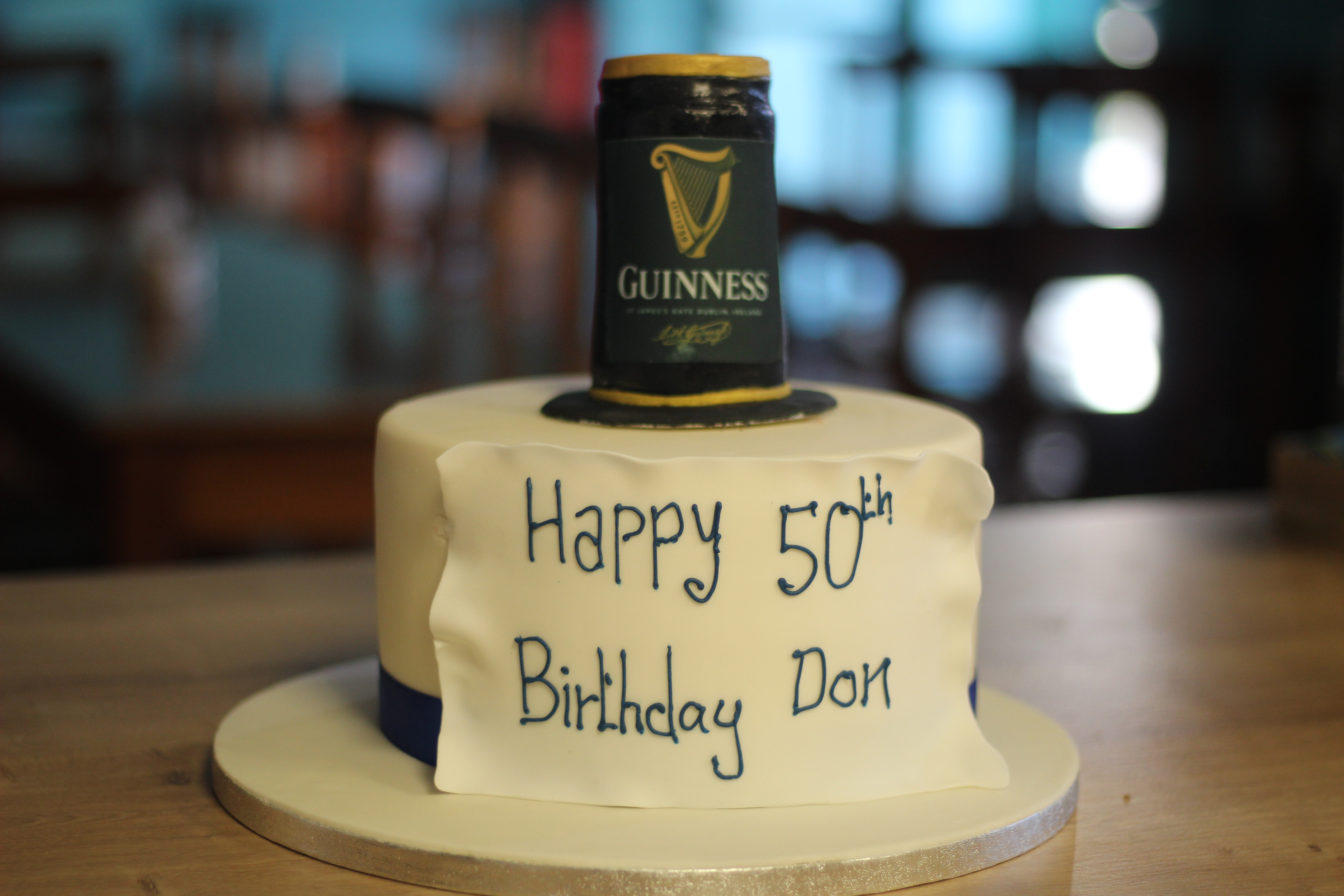 Guinness Tin Birthday Cake