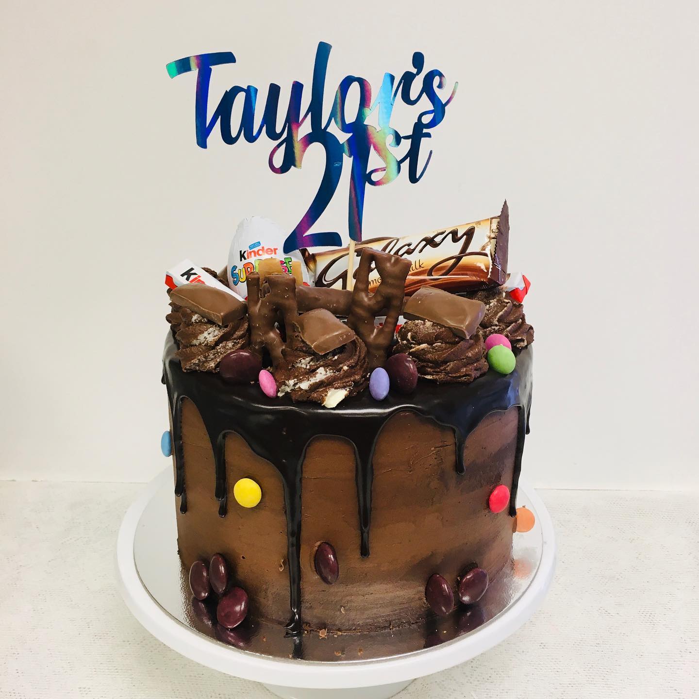 Chocolate Over Load Drip 21st Birthday Cake