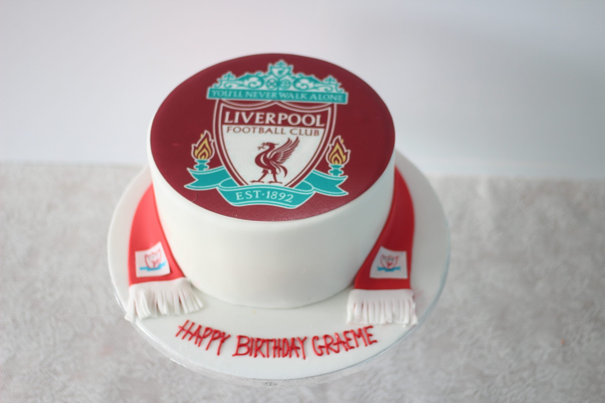 Liverpool Football Cake